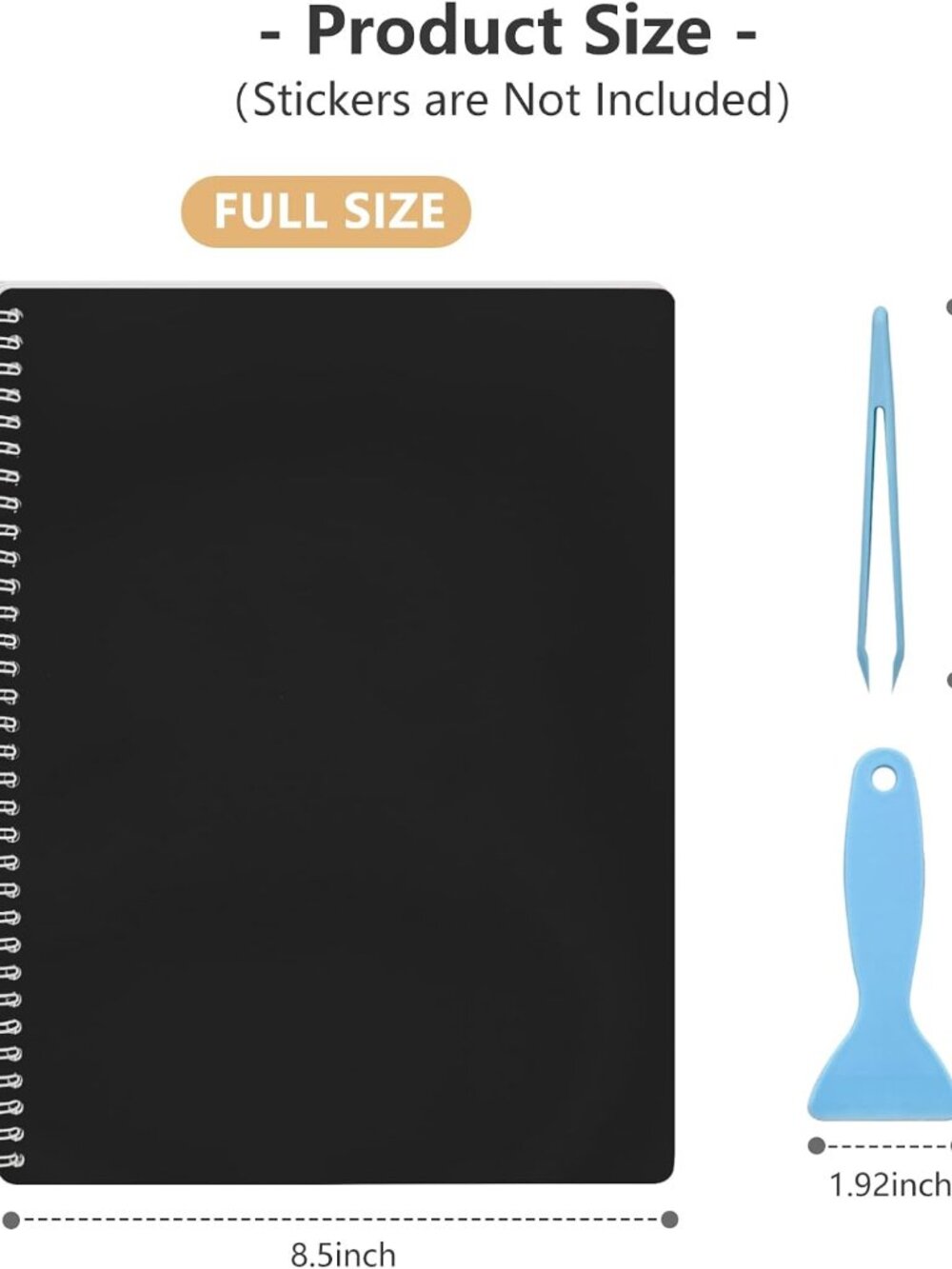 Large Reusable Sticker Book Collecting Album 8.5×11 Inch Sticker Collection Stor - Picture 6 of 6